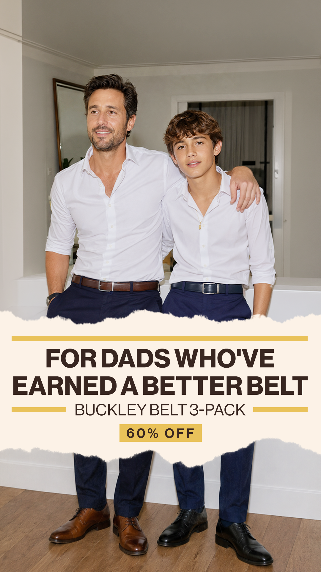 Buckley Belts Facebook ad