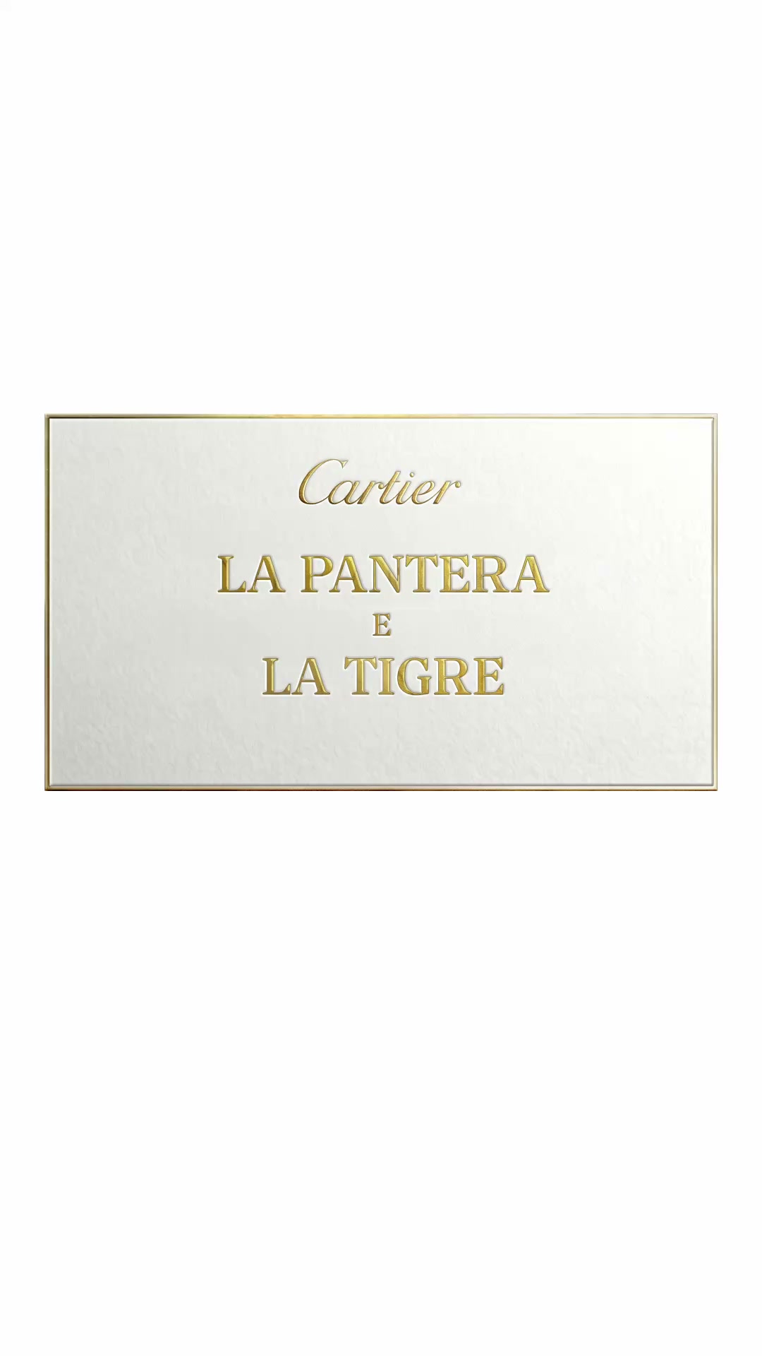 Cartier Facebook ad: C’era una volta la Pantera che incontrò