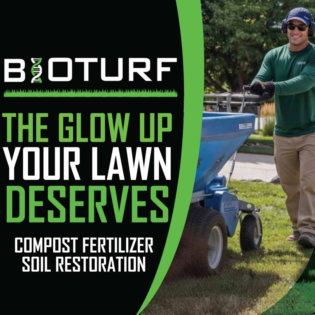 Bioturf Facebook ad: Restore Soil. Grow Better Lawns.