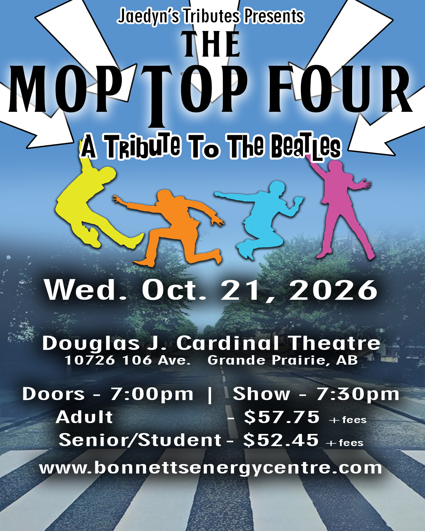 Jaedyn's Tributes Facebook ad: The Mop Top Four: A Tribute to The Beatles