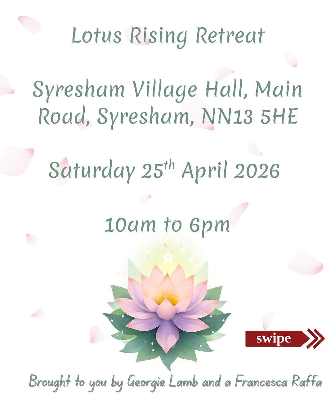 The Spiritual Spa Facebook ad: The Lotus Rising Retreat is now available to…