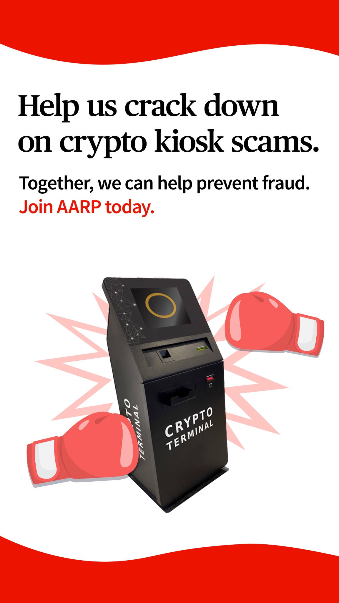 AARP Facebook ad