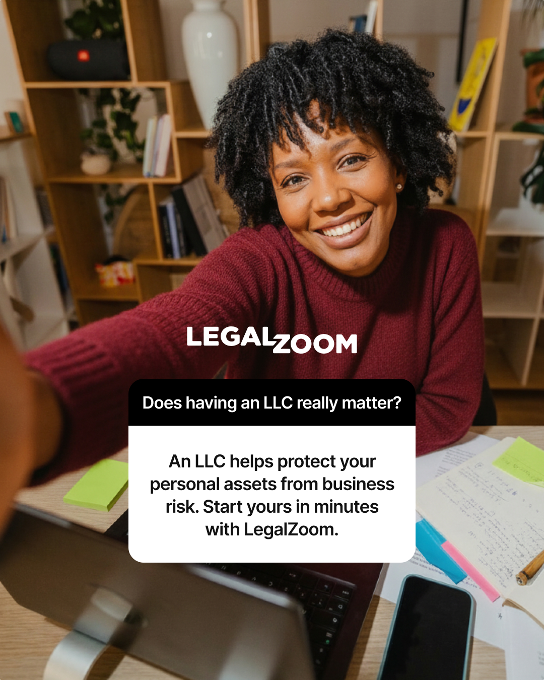 LegalZoom Facebook ad