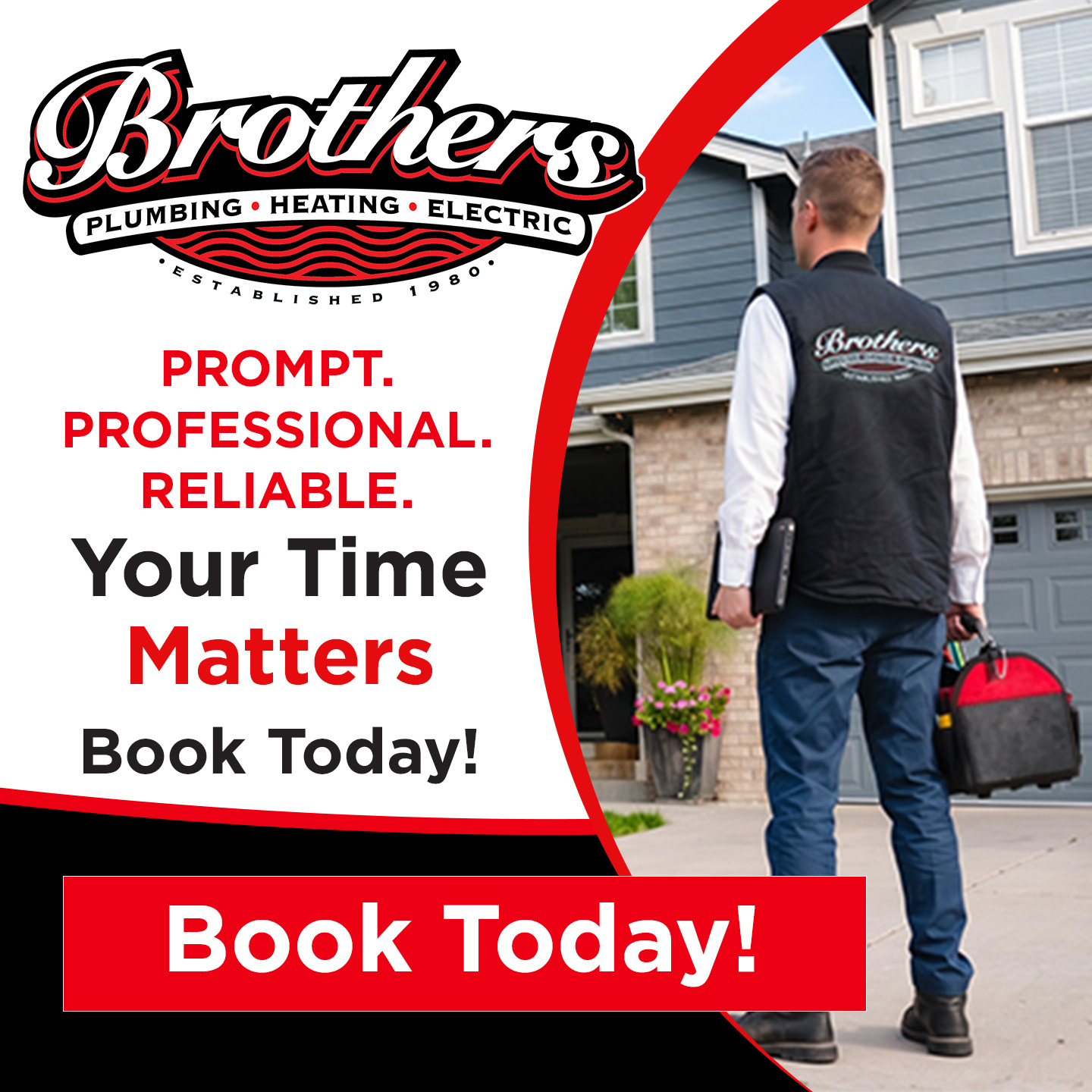 Brothers Plumbing, Heating & Electric Facebook ad
