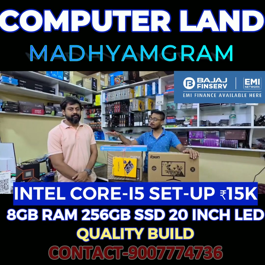 Computer LAND Facebook ad: PUJA OFFER