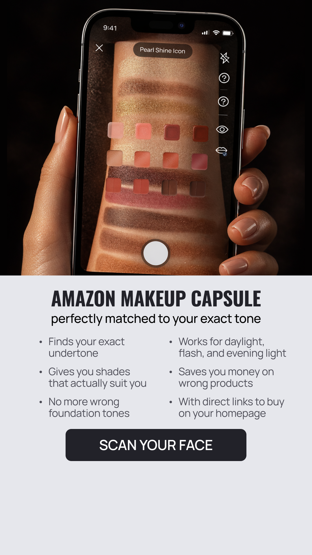 Beauty Transformation Program Facebook ad