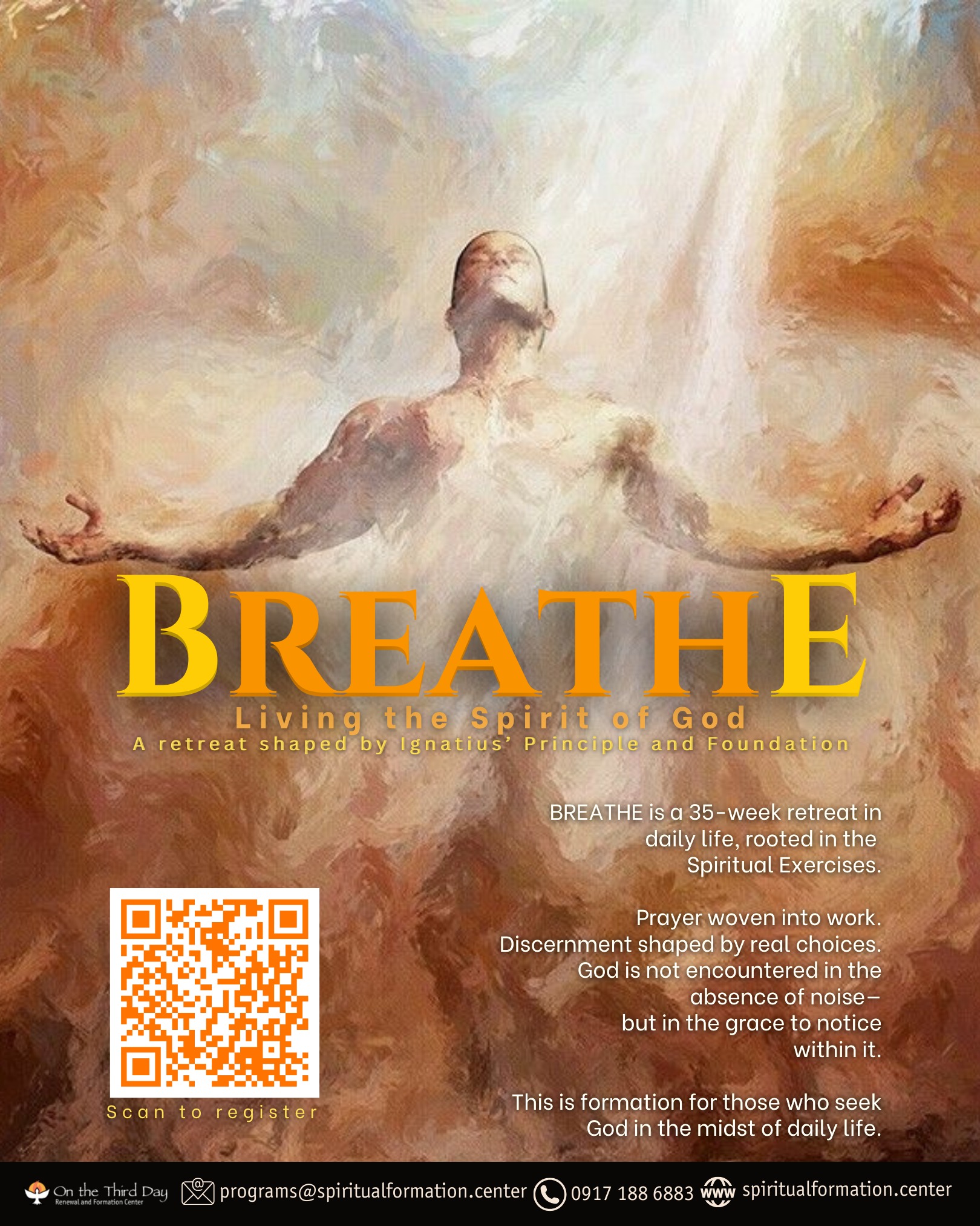 Spiritual Formation Philippines Facebook ad: The Ignatian way is not an escape from…