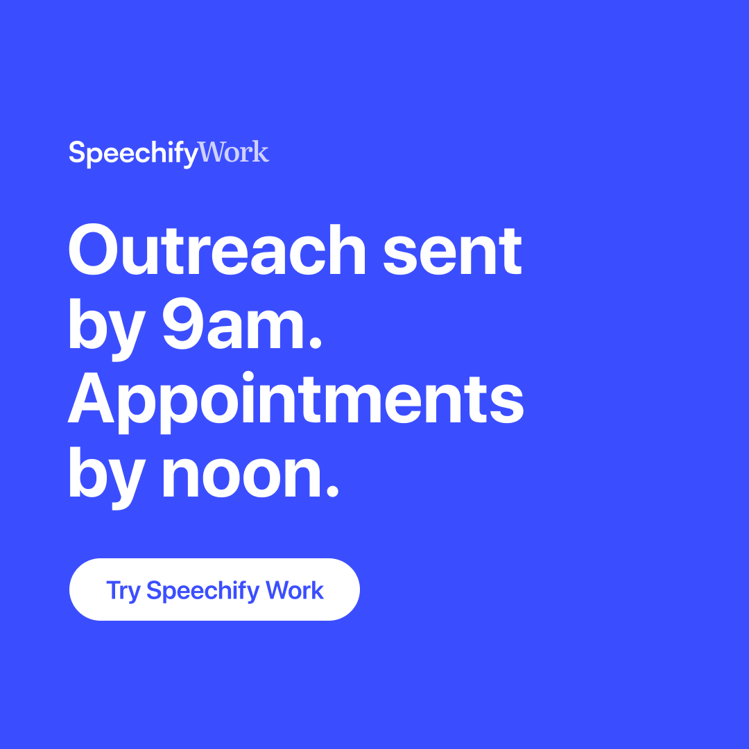 Speechify Facebook ad