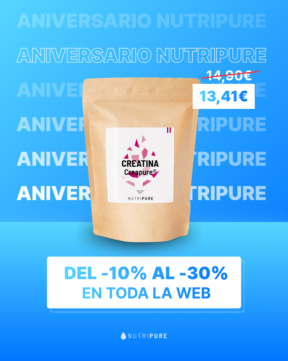 Nutripure ES Facebook ad: Aniversario Nutripure: Hasta -30%