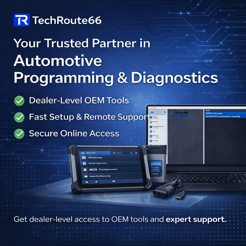 Techroute66 - Car Diagnostic Tools and Software Facebook ad: GM Dealer Scan Tools.