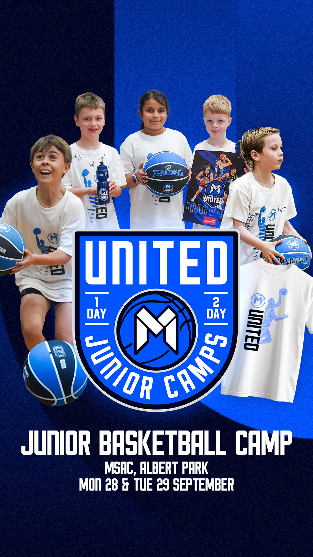 Melbourne United Basketball Club Facebook ad