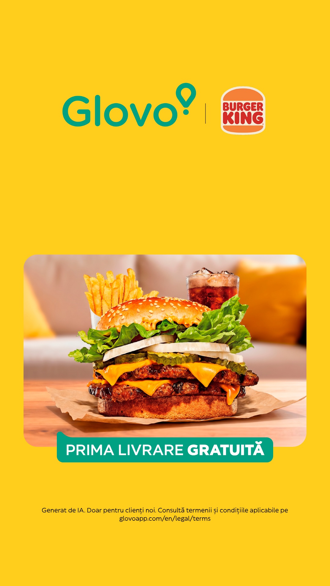 Glovo Facebook ad