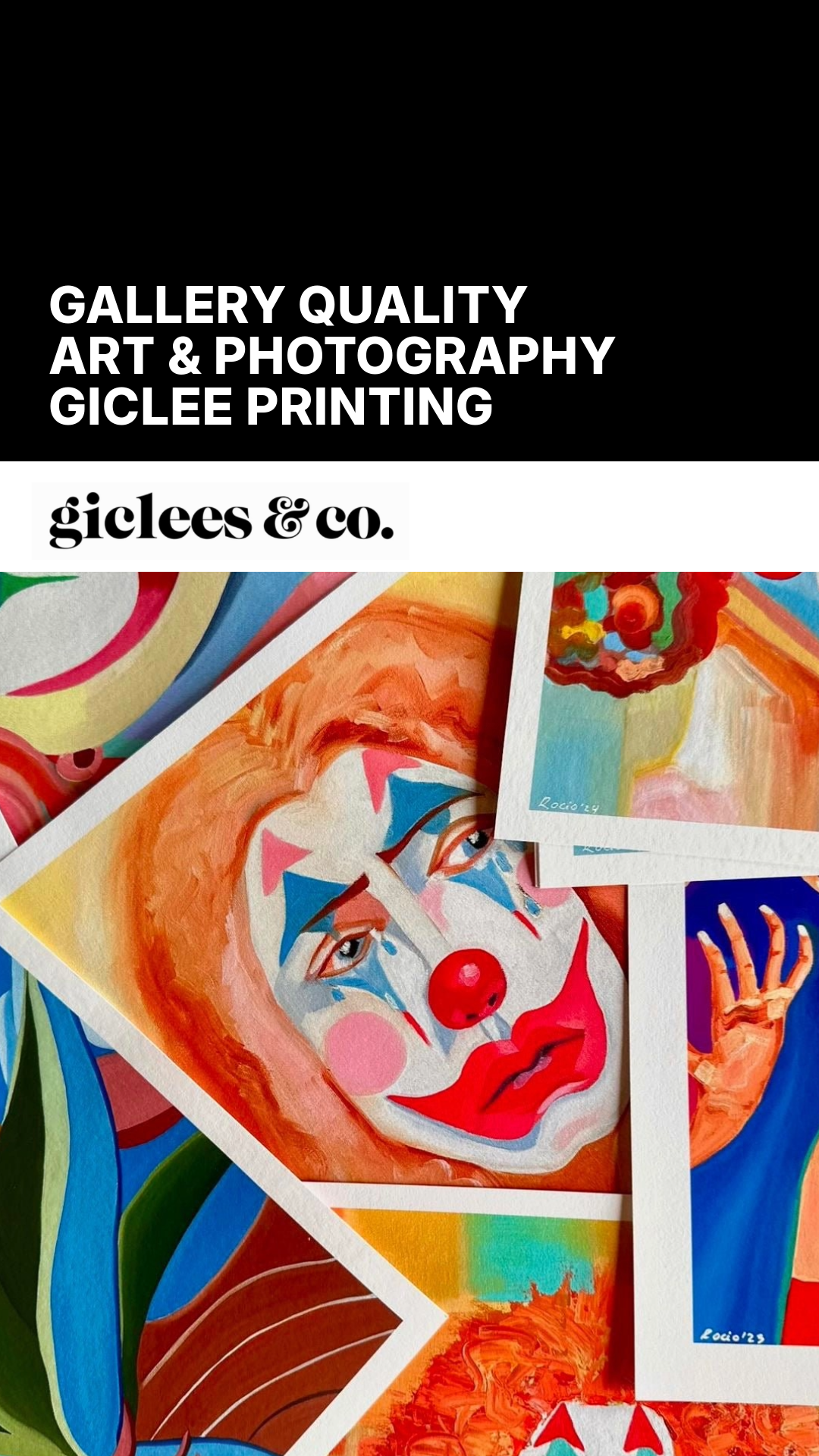 Giclees & Co. Facebook ad: Let's Make Epic Prints