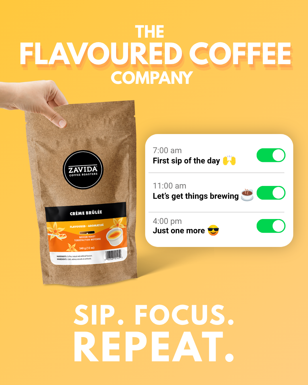 Zavida Coffee Roasters Facebook ad