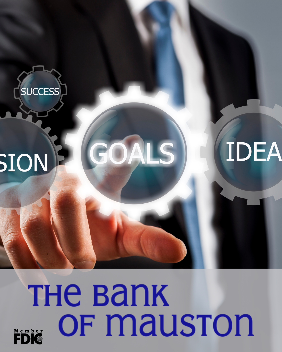 Bank of Mauston Facebook ad: Let’s build your savings together at Bank of Mauston.