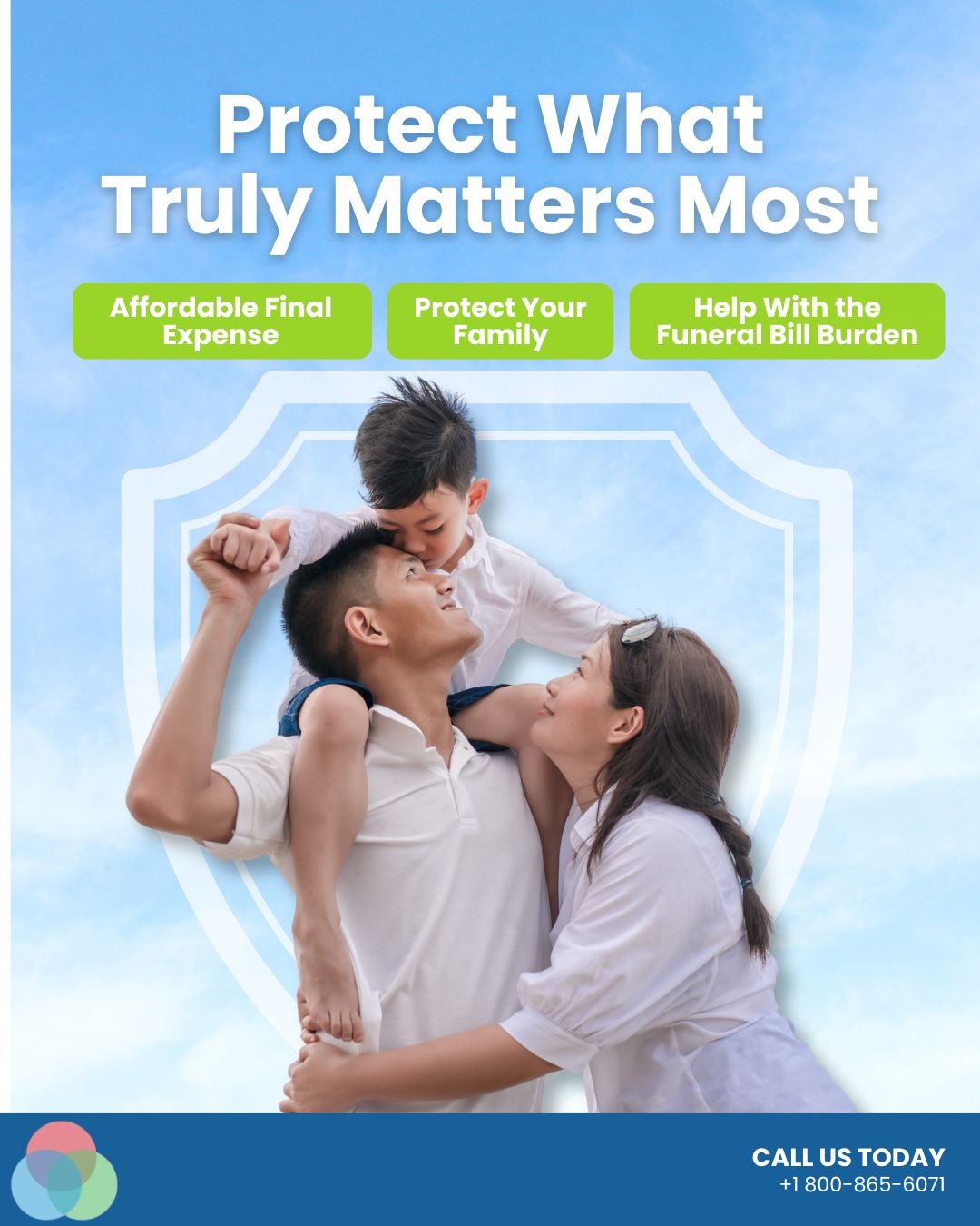 Coverage Guardian Facebook ad: Final Expense Coverage for Peace of Mind