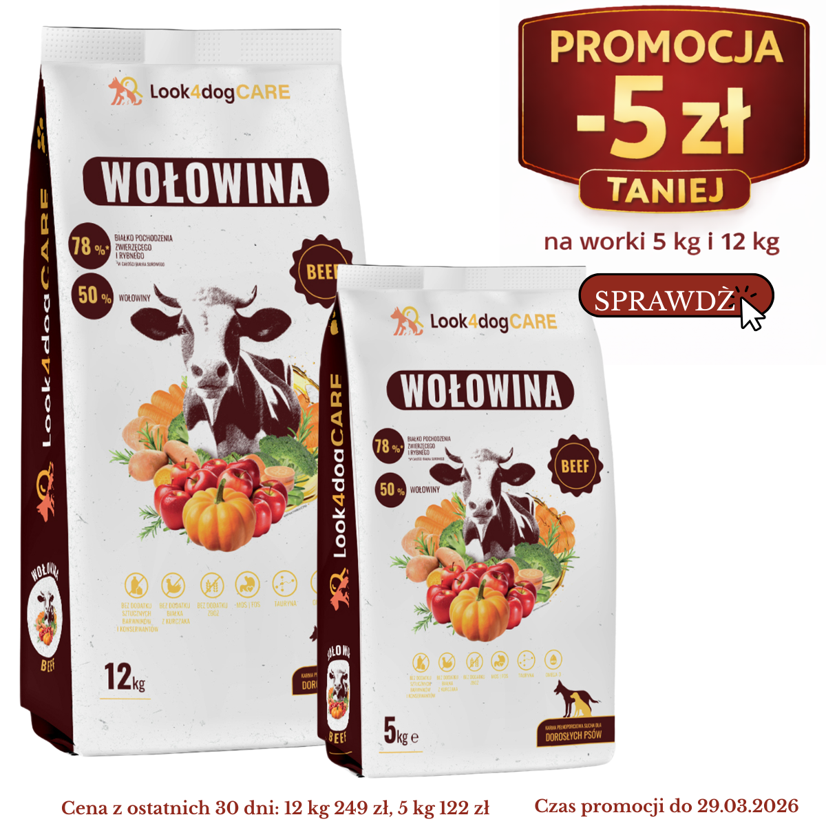 Kebzoo & Look4dog CARE-karmy premium dla psów Facebook ad