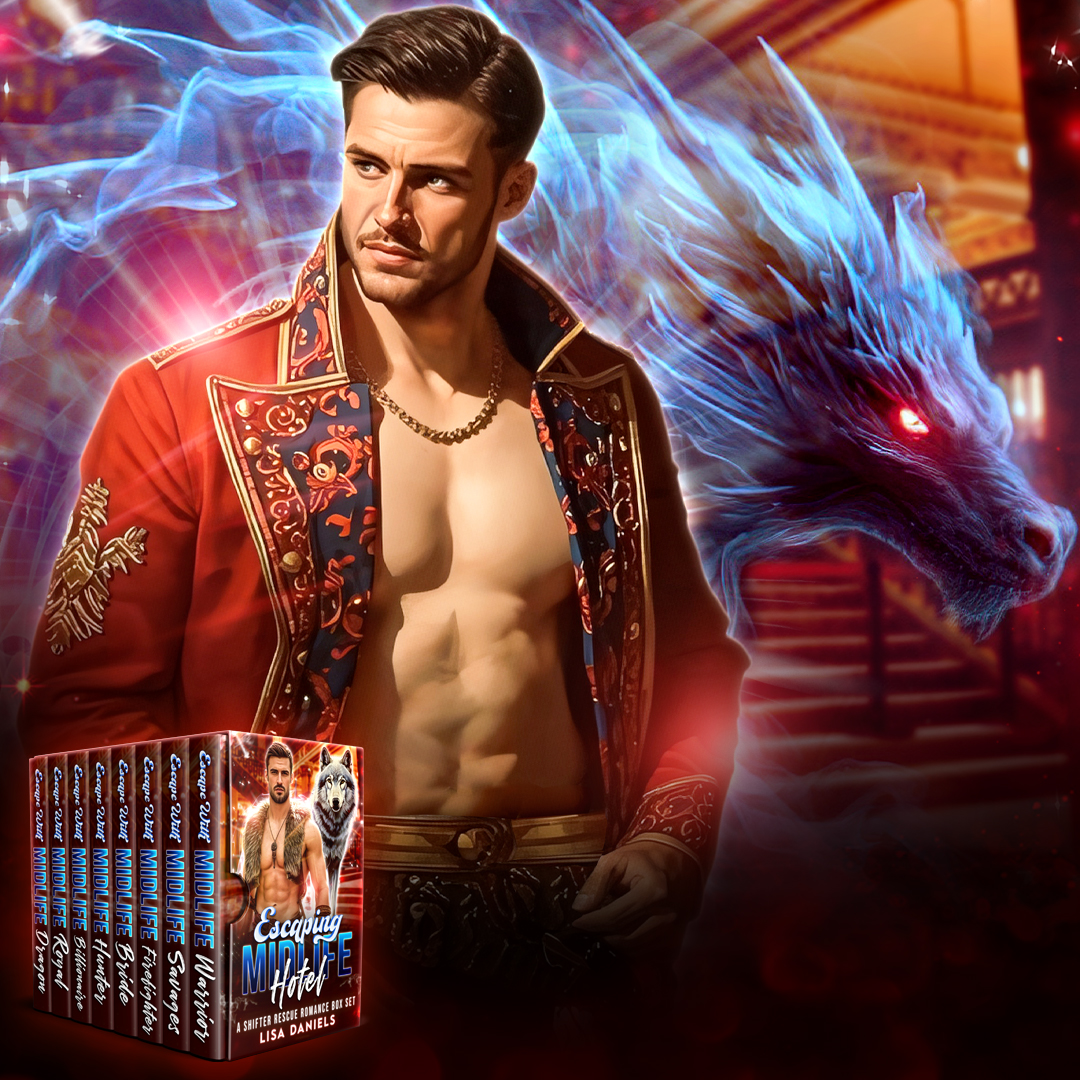 Paranormal Romance Author Lisa Daniels Facebook ad: FREE on KU! Escaping Midlife Hotel Box Set