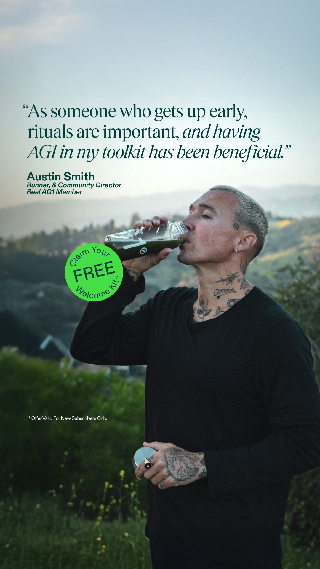 AG1 by Athletic Greens Facebook ad