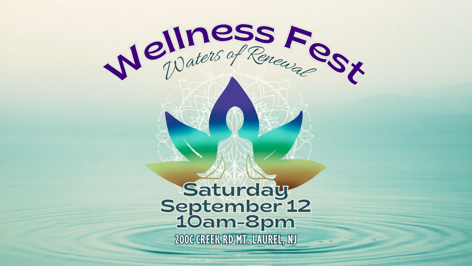 Thyme Travelers Conservatory Facebook ad: Wellness Fest: Waters of Renewal