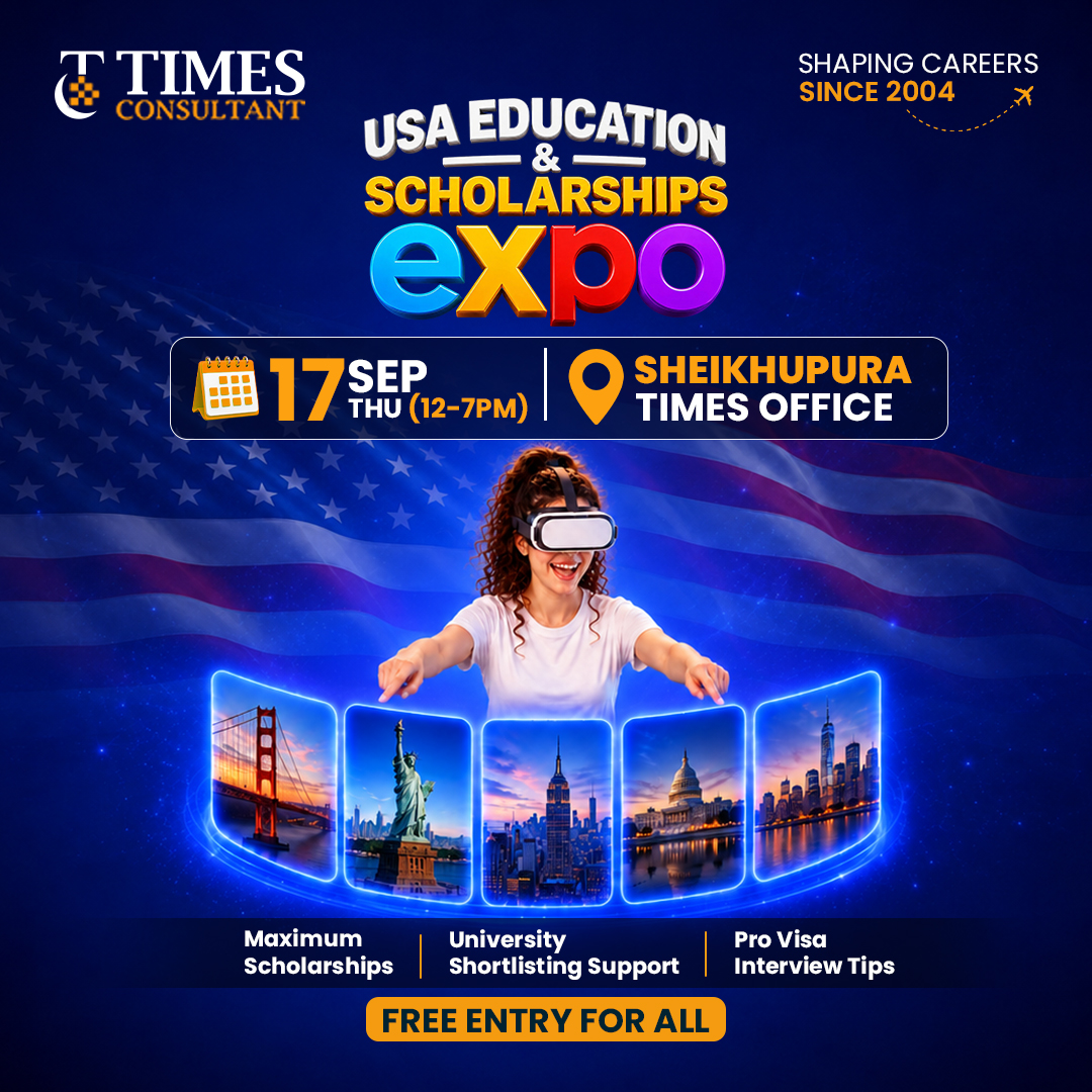 TIMES CONSULTANT Facebook ad: ONE DAY. 40+ COUNTRIES.