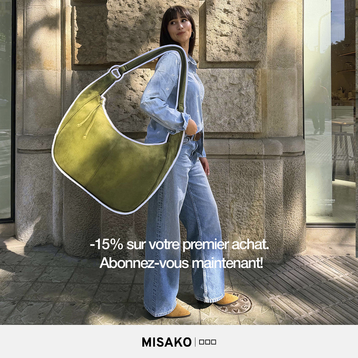 Misako Facebook ad: 15% de réduction
