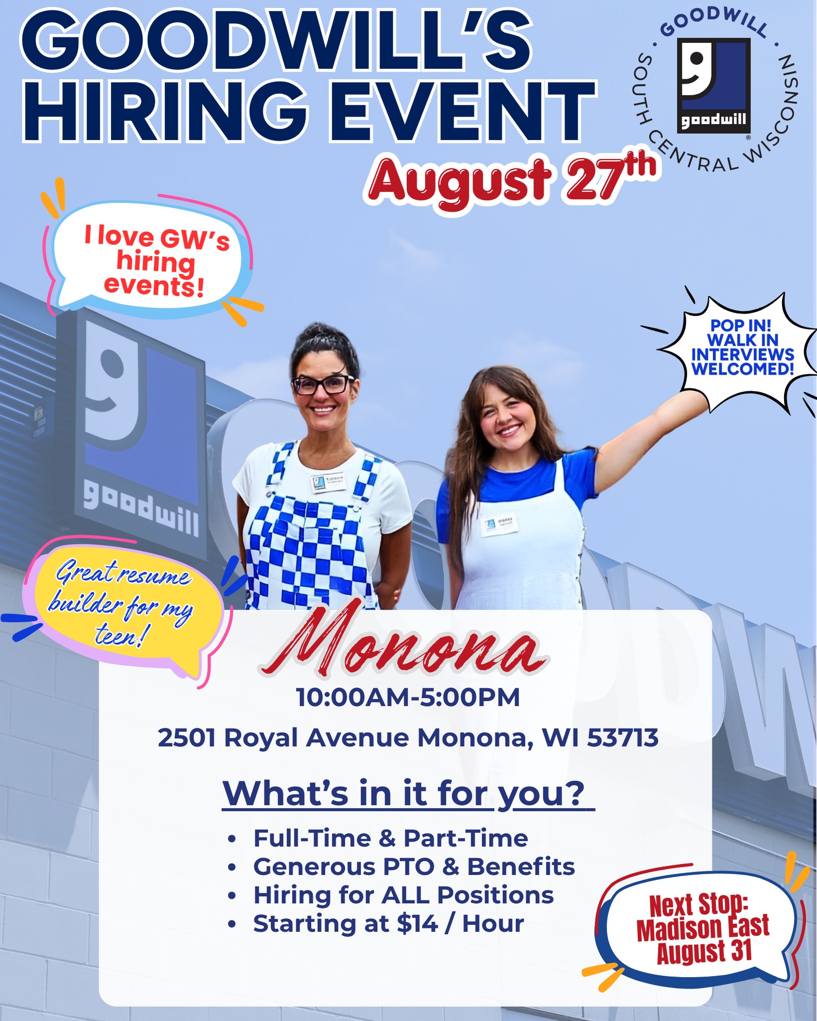 Goodwill of South Central Wisconsin Facebook ad