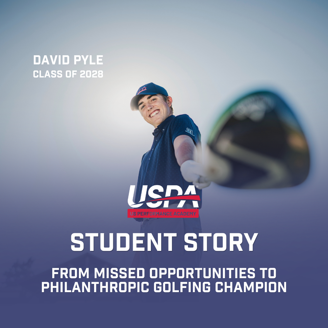 US Performance Academy Facebook ad: Don't worry about missing school or time on…