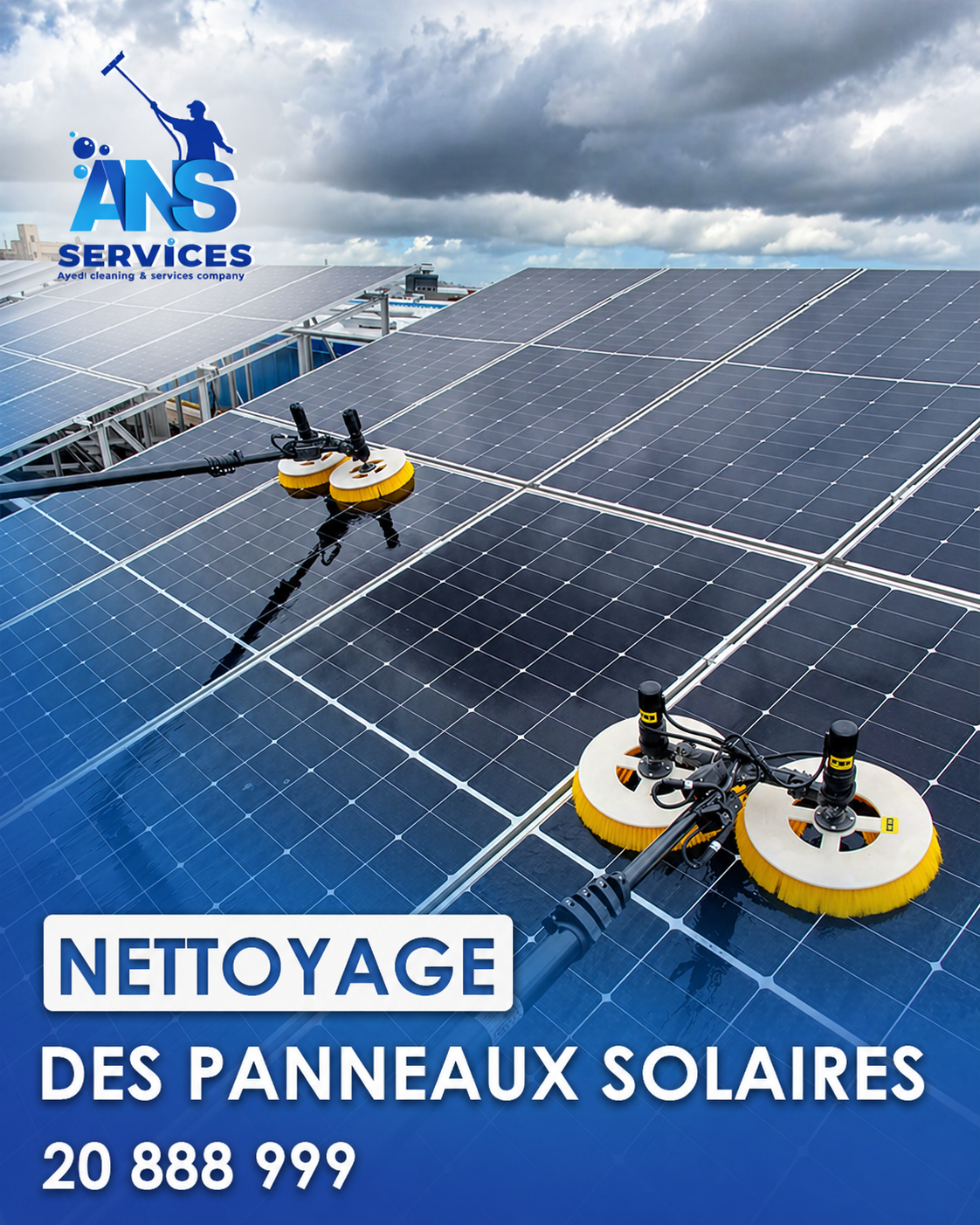 ANS Services Facebook ad: Nettoyage industriel