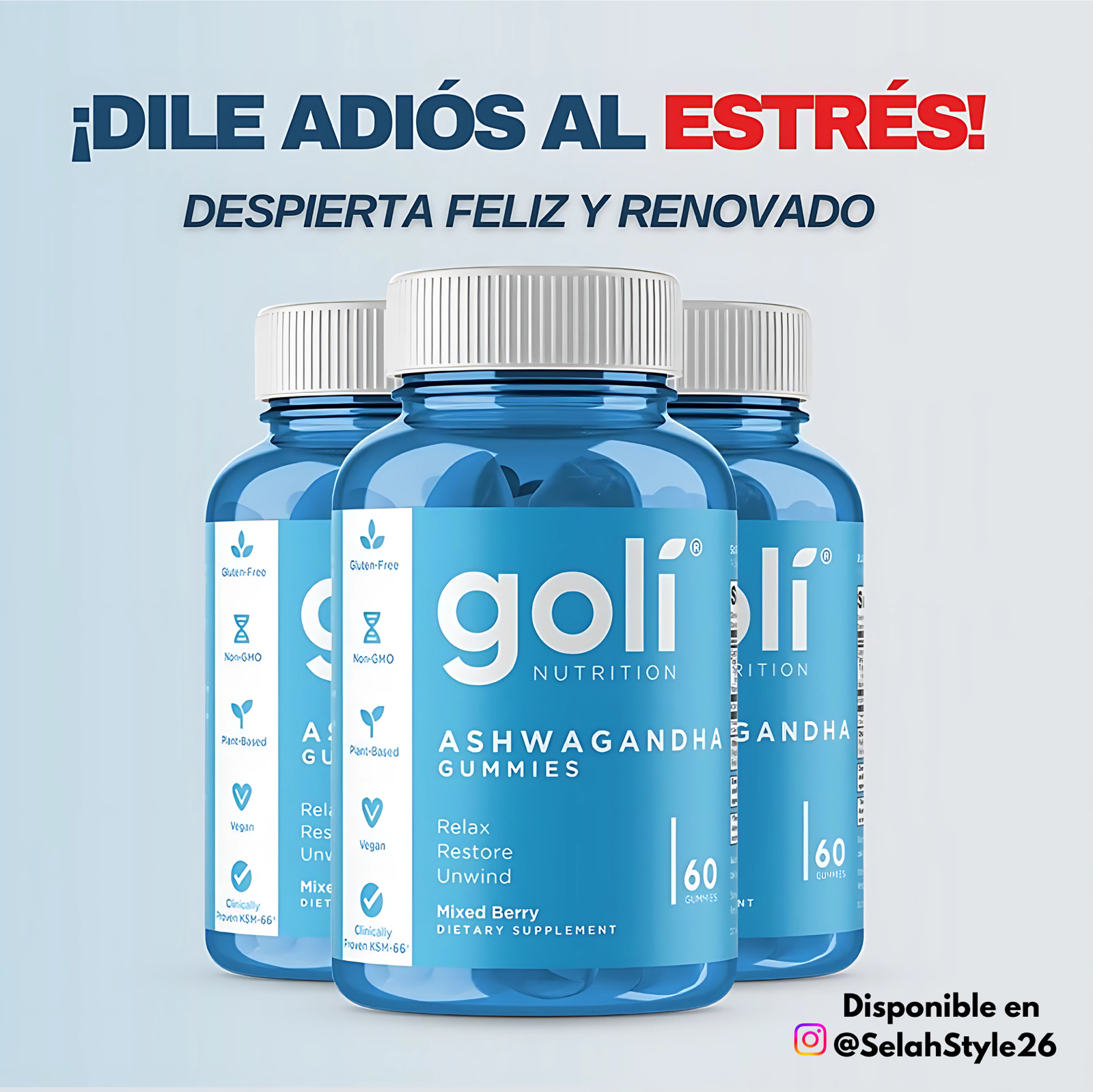 Selah Style Facebook ad: Dile adiós al estrés y la ansiedad con…