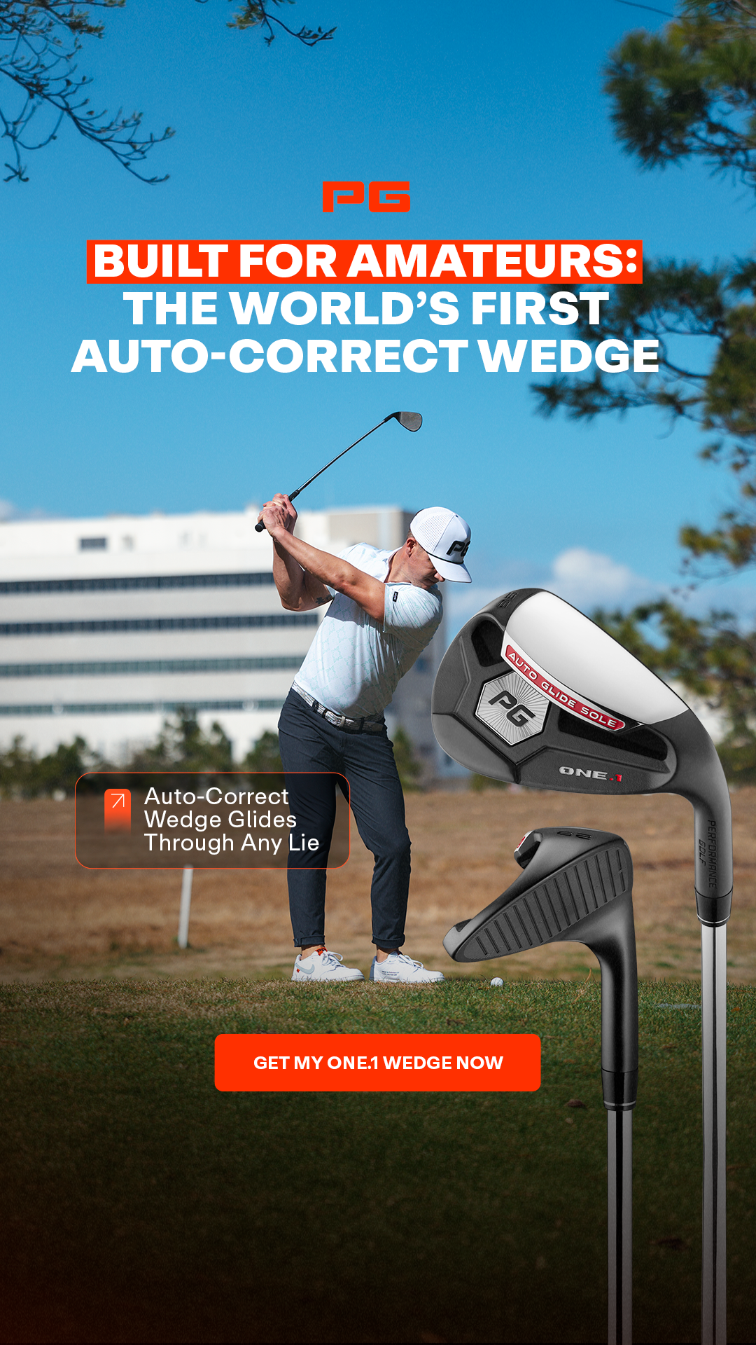 Performance Golf Facebook ad