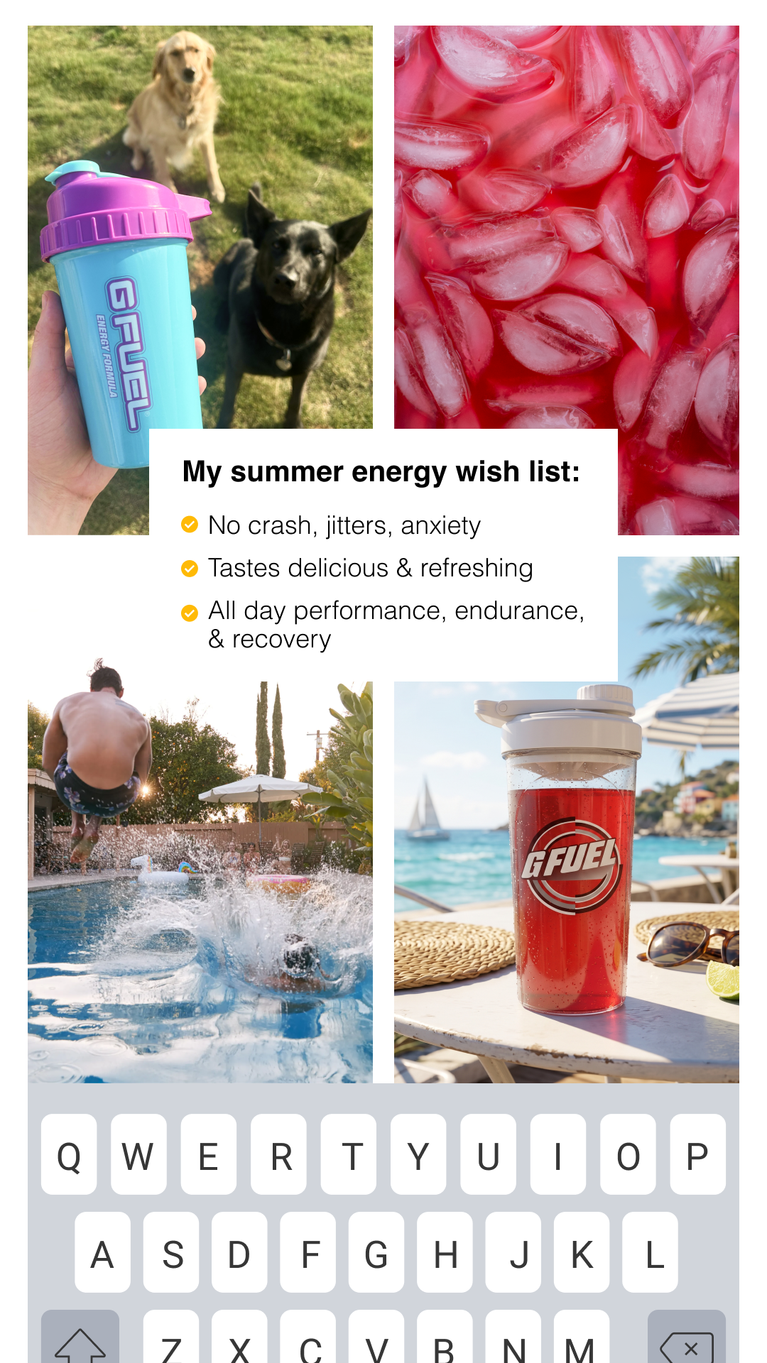 G FUEL Facebook ad