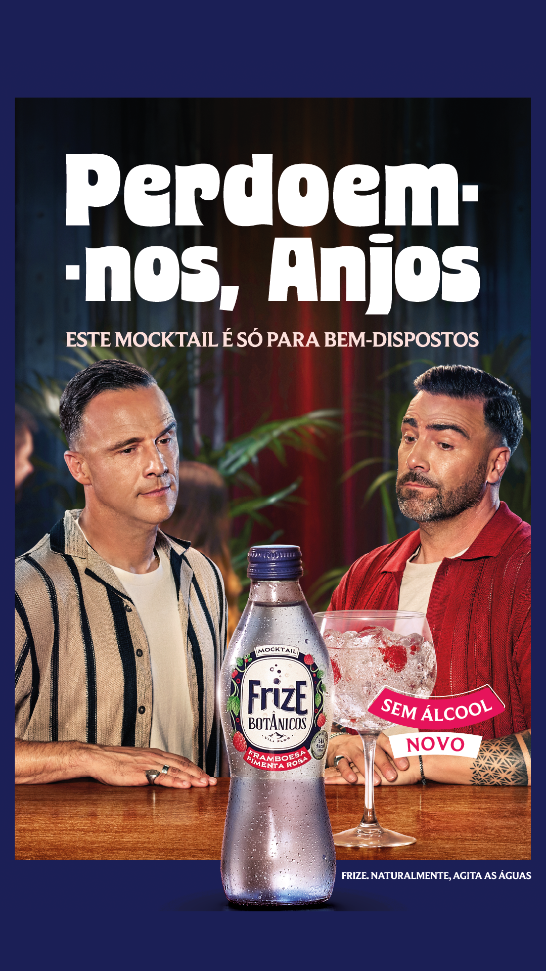 Frize Facebook ad: Não somos anjinhos.