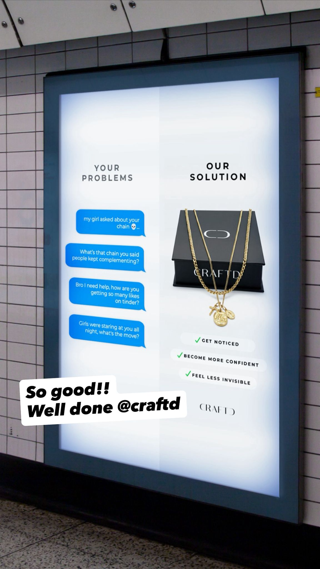 Craftd Facebook ad