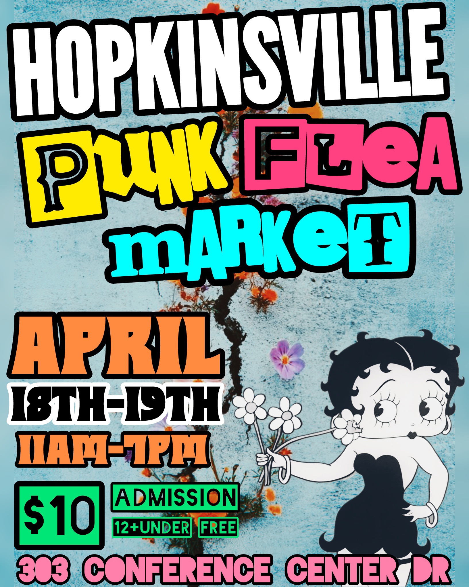 SE Punk Flea Market Facebook ad: HOPKINSVILLE PUNK FLEA MARKET