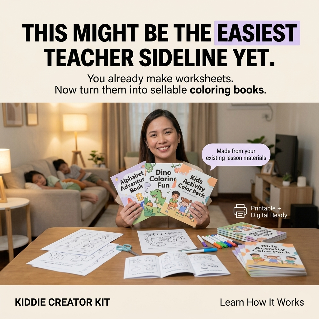Kiddie Creator Kit Prompts Facebook ad: From Lessons to Products