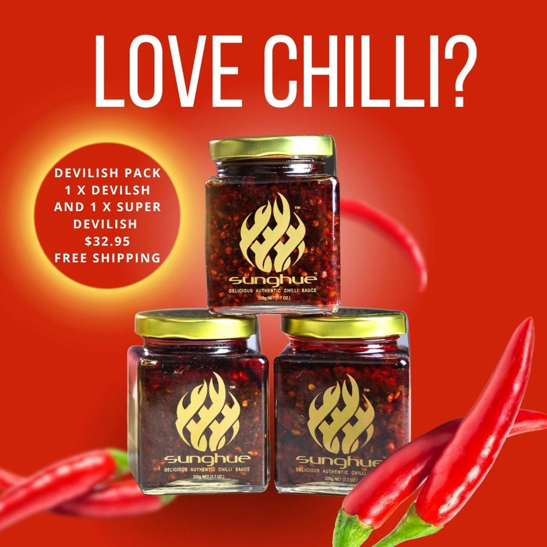 SUNGHUE Chilli Sauce Facebook ad from Feb 20, 2026