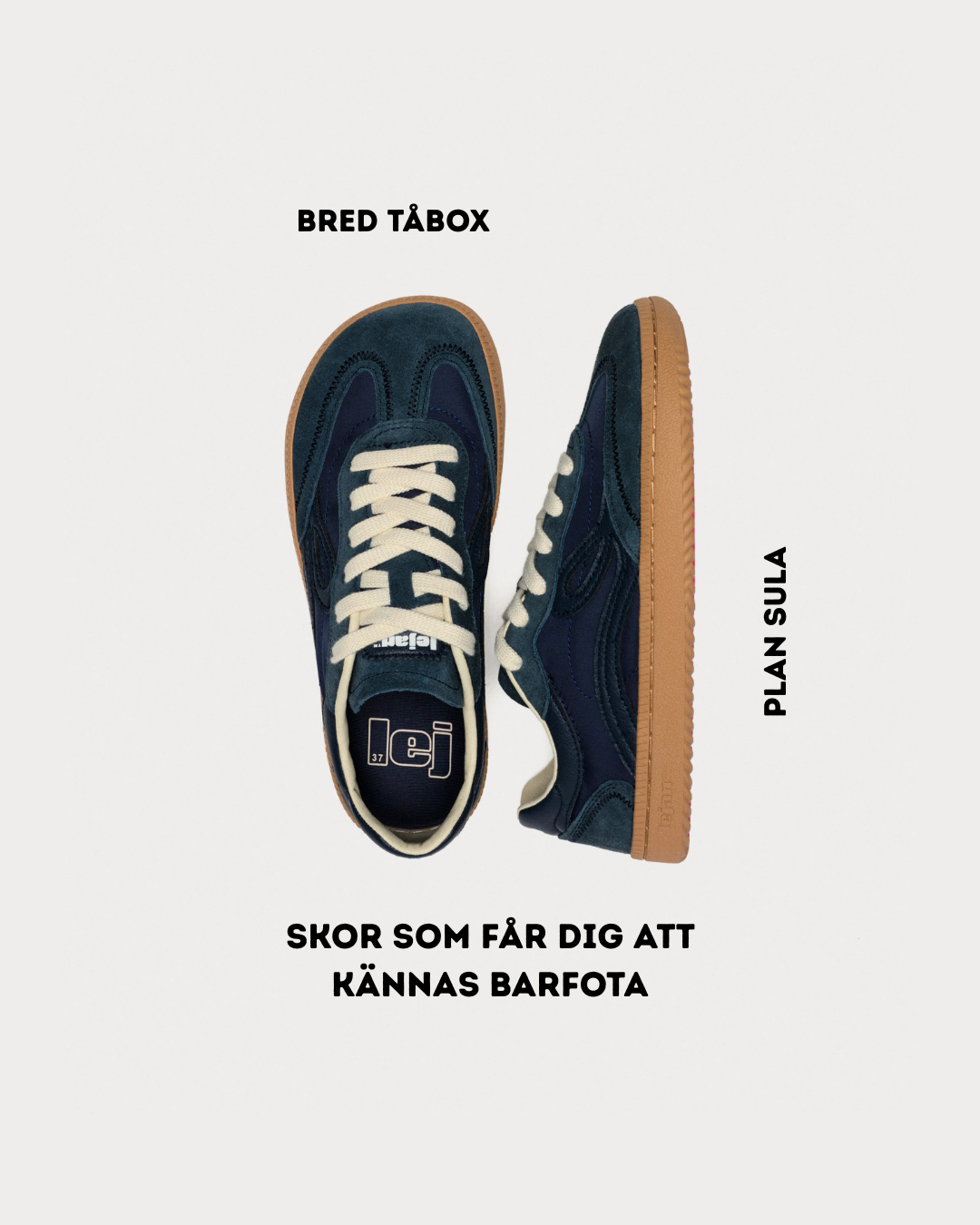 FreeFoot Sverige Facebook ad: Barfotasneakers, snygga och fotformade - perfekt för dig…
