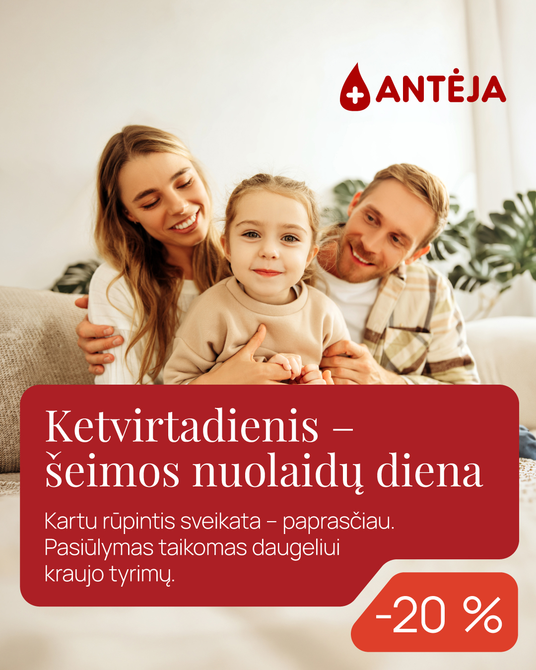 Antėja Facebook ad