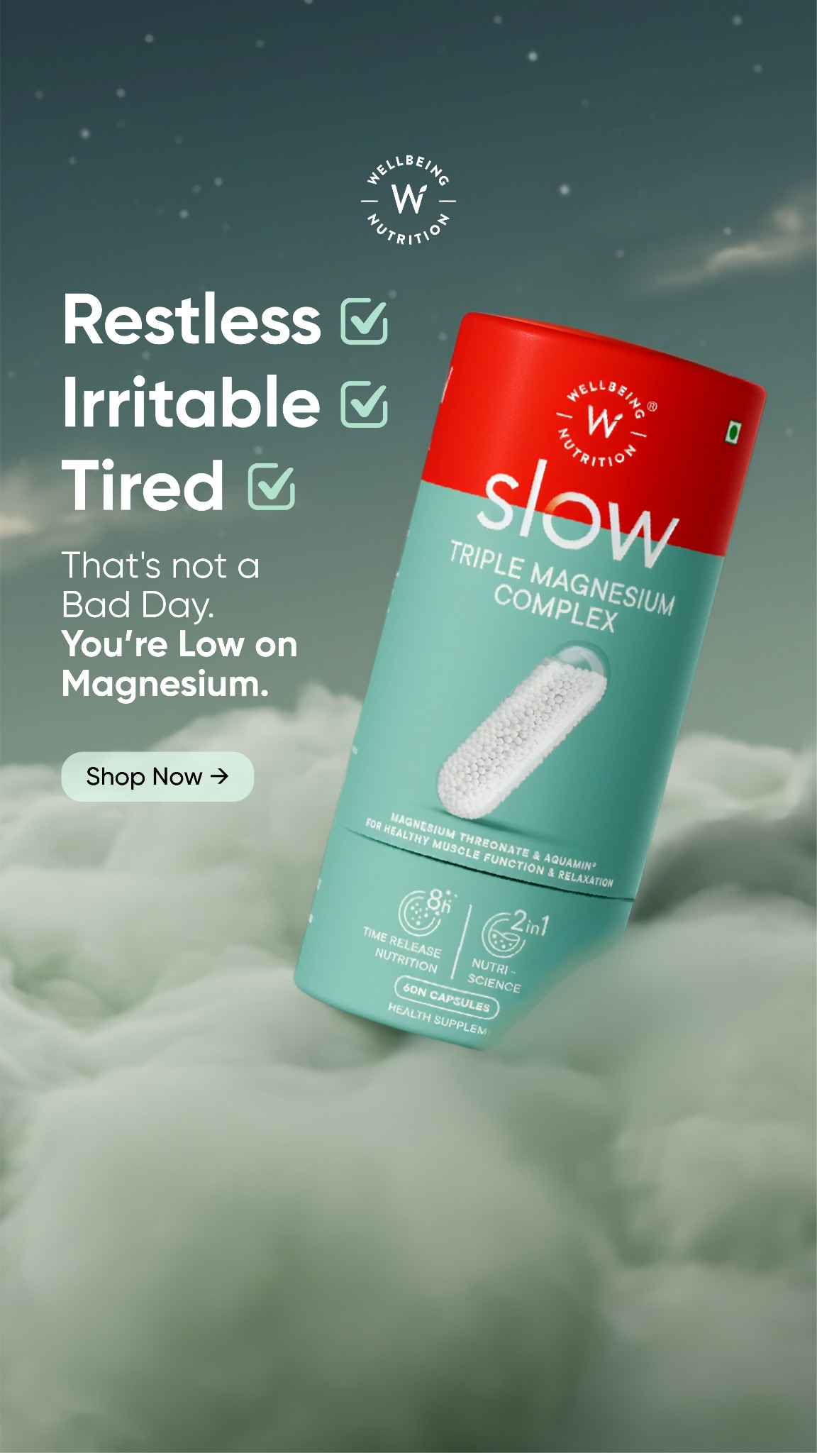 Wellbeing Nutrition Facebook ad