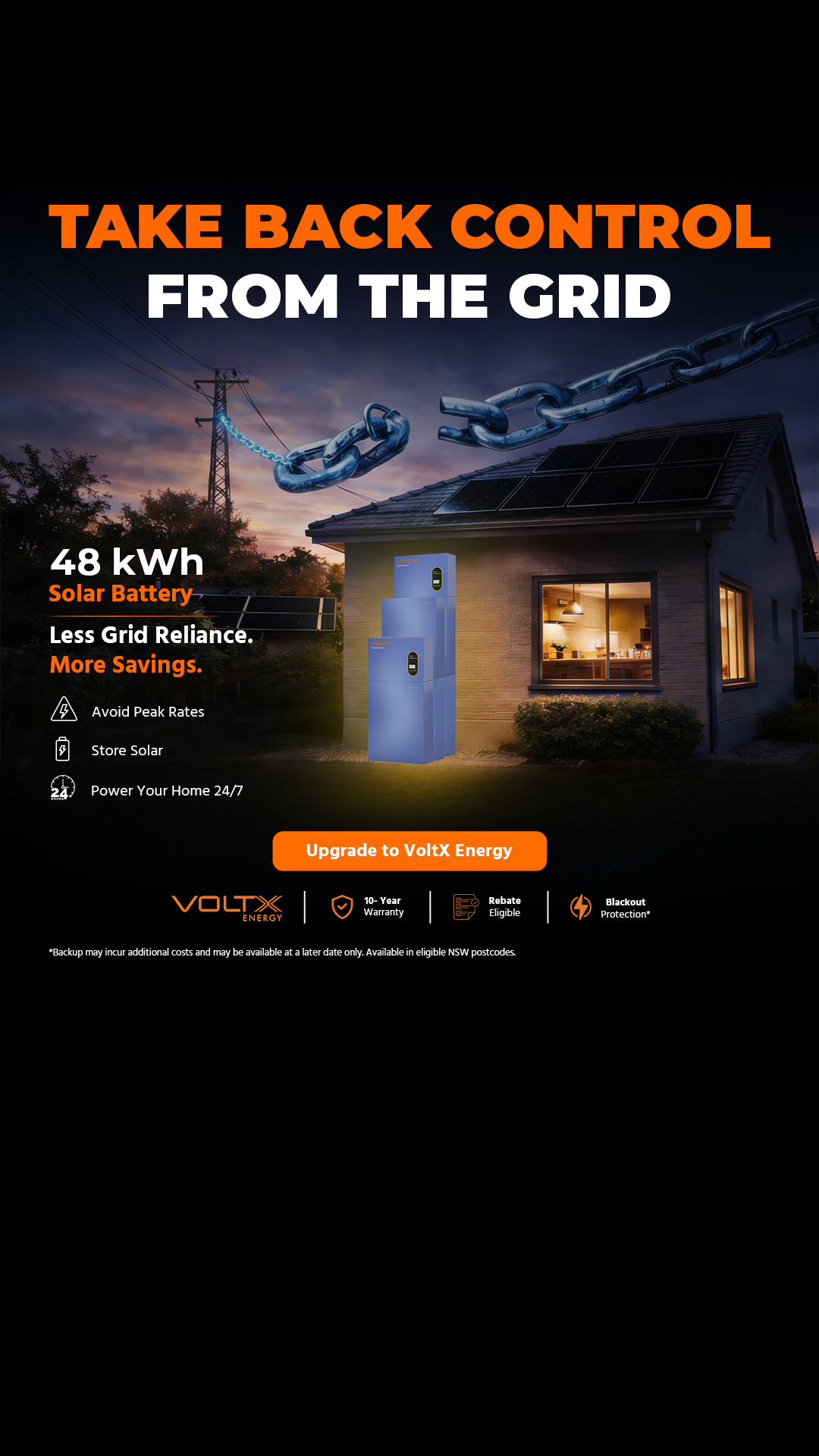 Voltx Energy Facebook ad