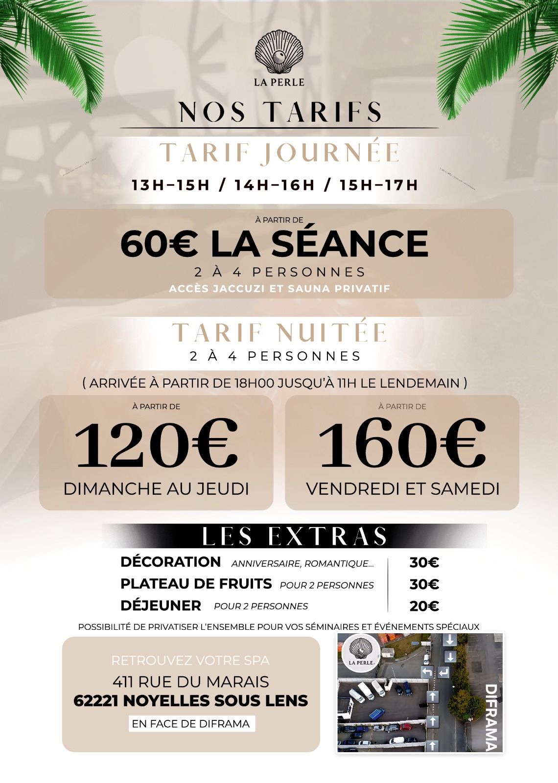 La perle détente Facebook ad: Discuter avec nous