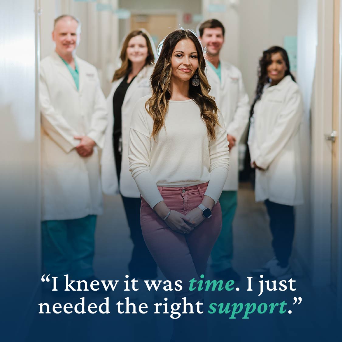 North Mississippi Health Services Facebook ad: For every reason you said it's time.