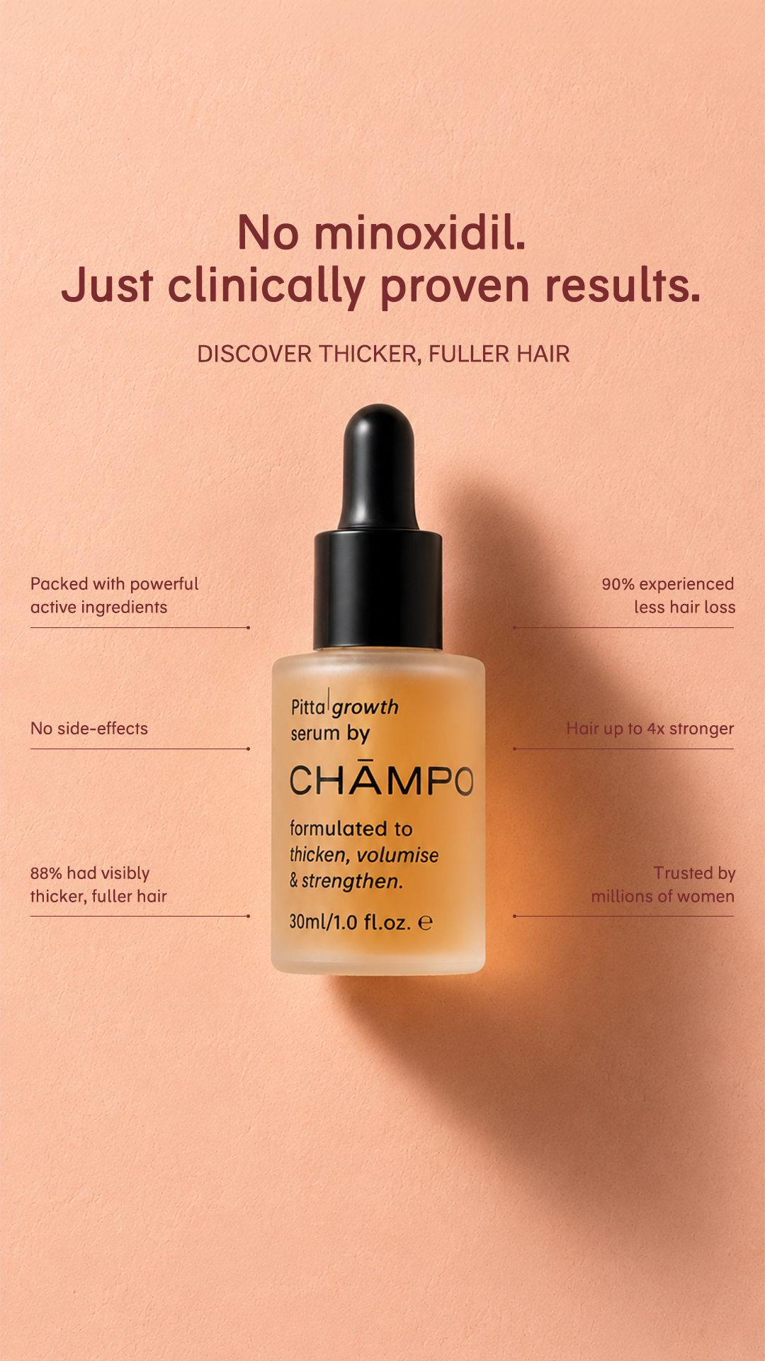 Chāmpo Haircare Facebook ad