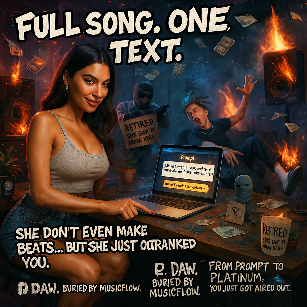 MusicFlow AI Facebook ad