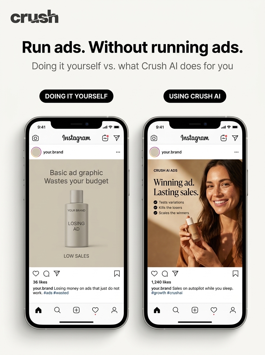 trycrush.ai Facebook ad