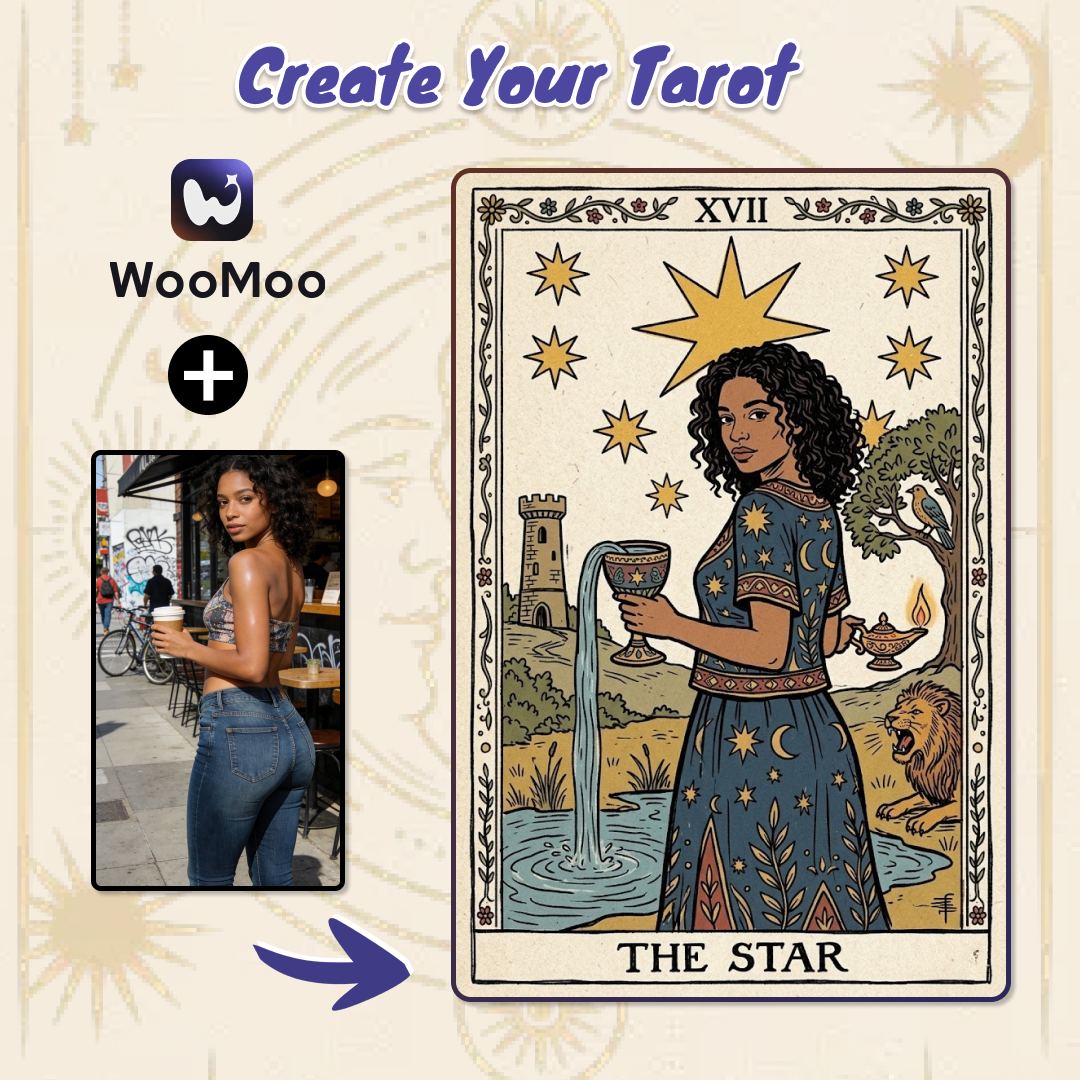 Woomoo Facebook ad: Meet Your Higher Self.