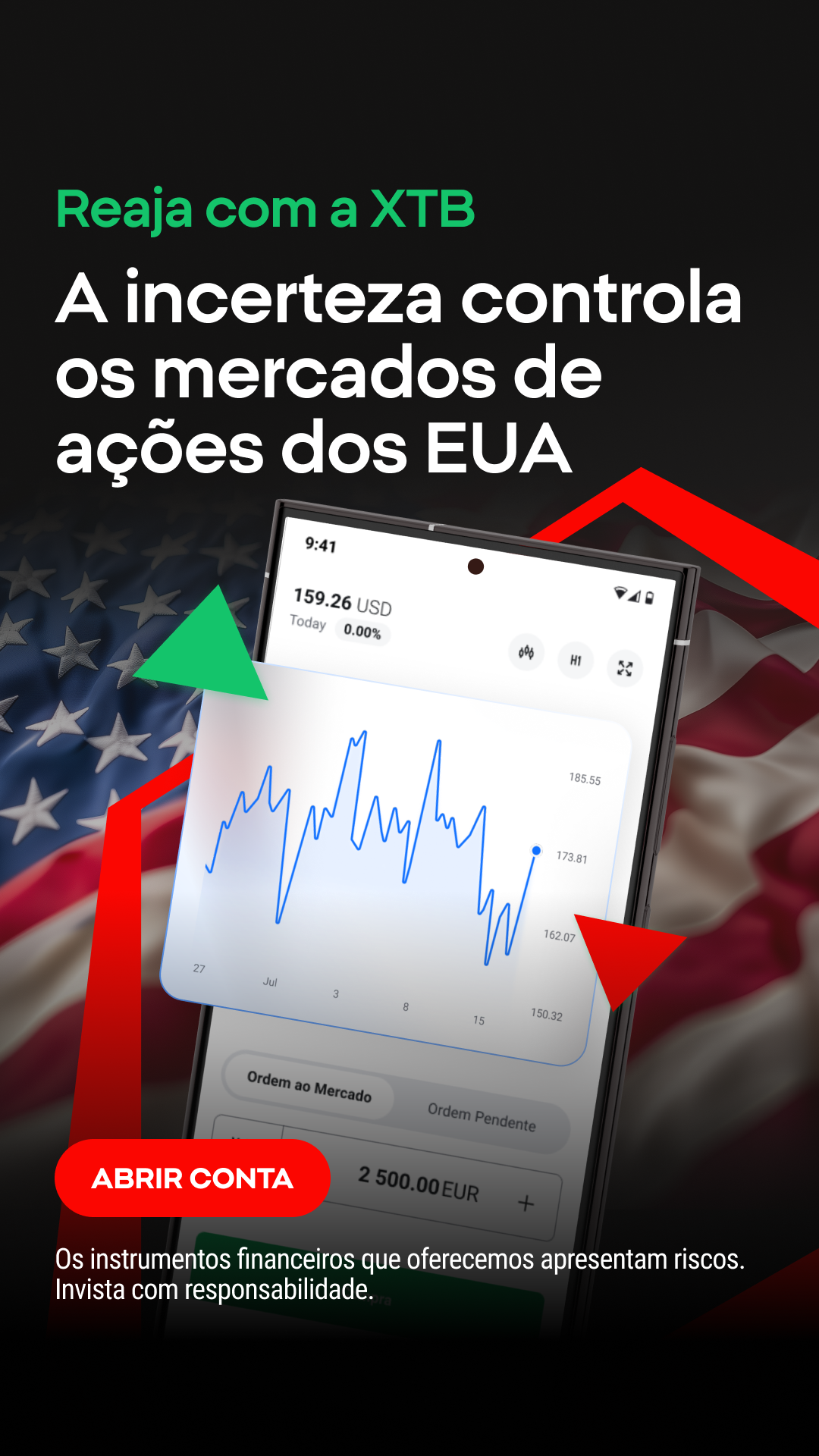 XTB Online Trading Facebook ad