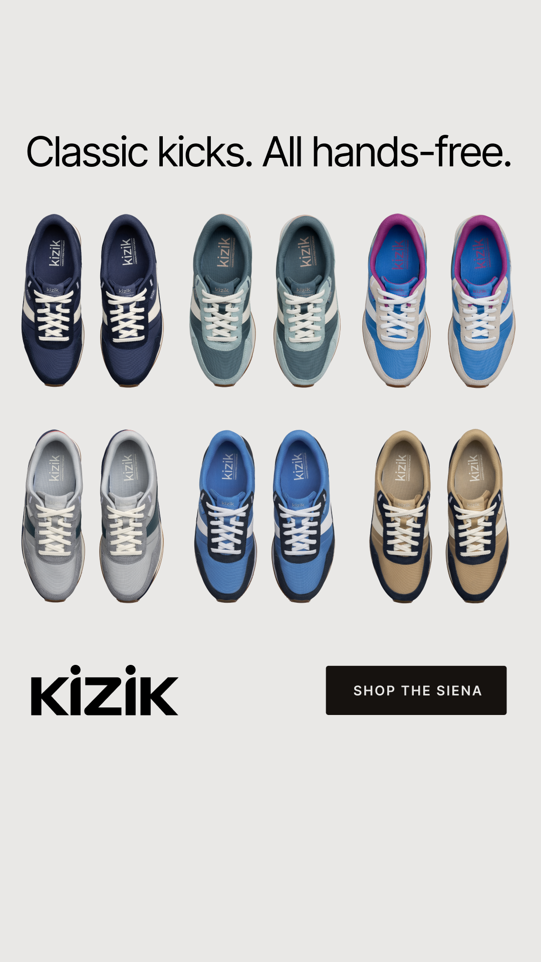 Kizik Facebook ad