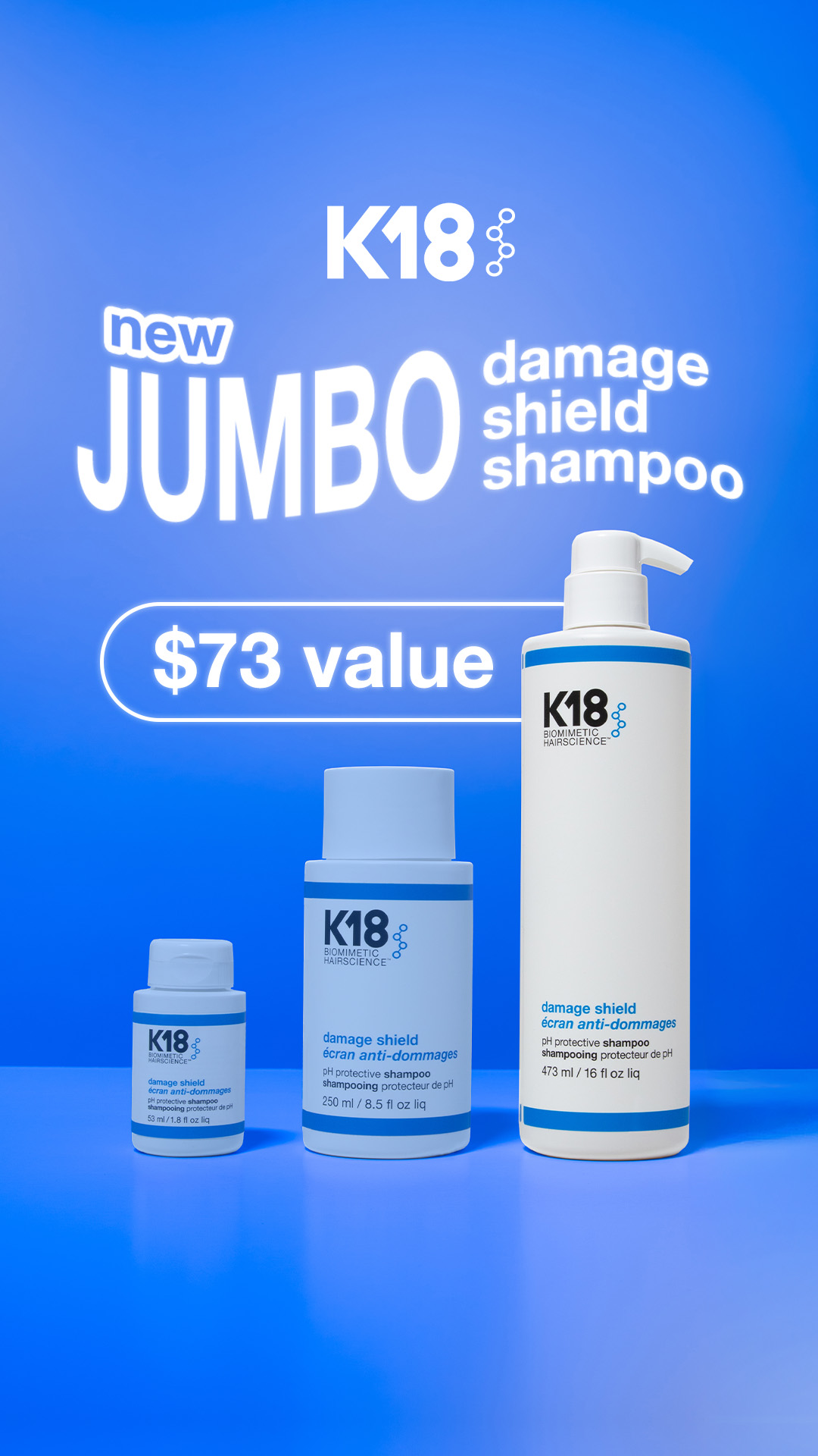 K18 Hair Facebook ad